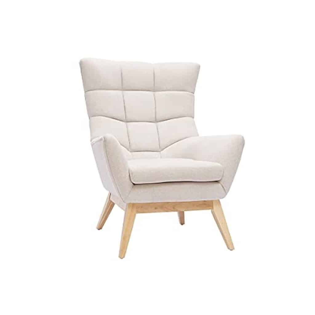 Avis Miliboo Brody : fauteuil scandinave effet velours
