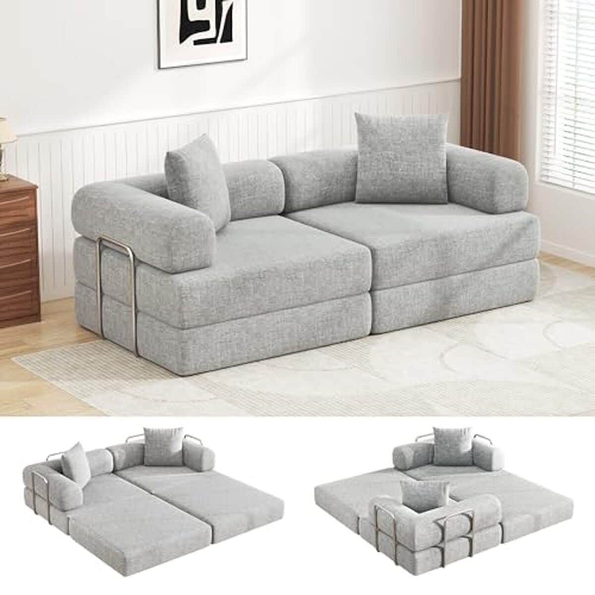 Test du canapé-lit DURASPACE : confort modulaire et pliable