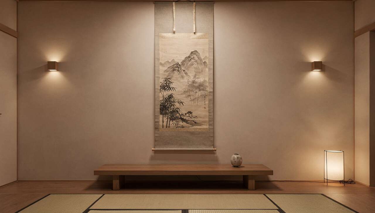 Art du kakemono : l'&eacute;l&eacute;gance verticale