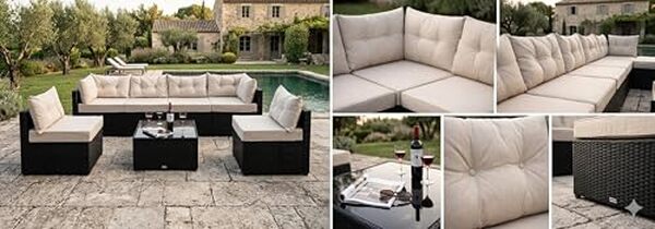 Découvrez notre test complet du salon de jardin modulable Nacula de Concept Usine. Confort exceptionnel, design moderne et fonctionnalité sont au cœur de cet ensemble extérieur.