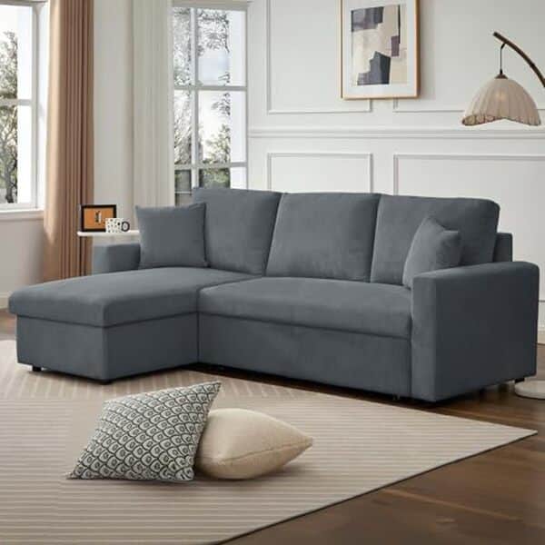 Découvrez notre test du canapé d'angle convertible Rico en velours côtelé gris foncé par intense deco : confort exceptionnel, fonctionnalité et élégance réunis pour sublimer votre intérieur.