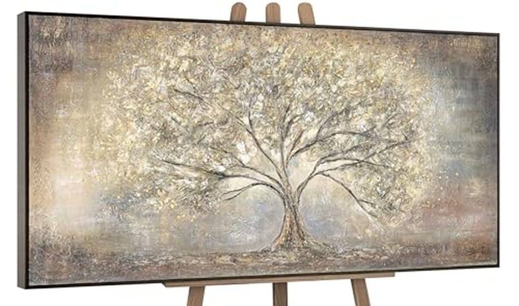 Avis sur le tableau YS Arbre d'or 100x50 cm