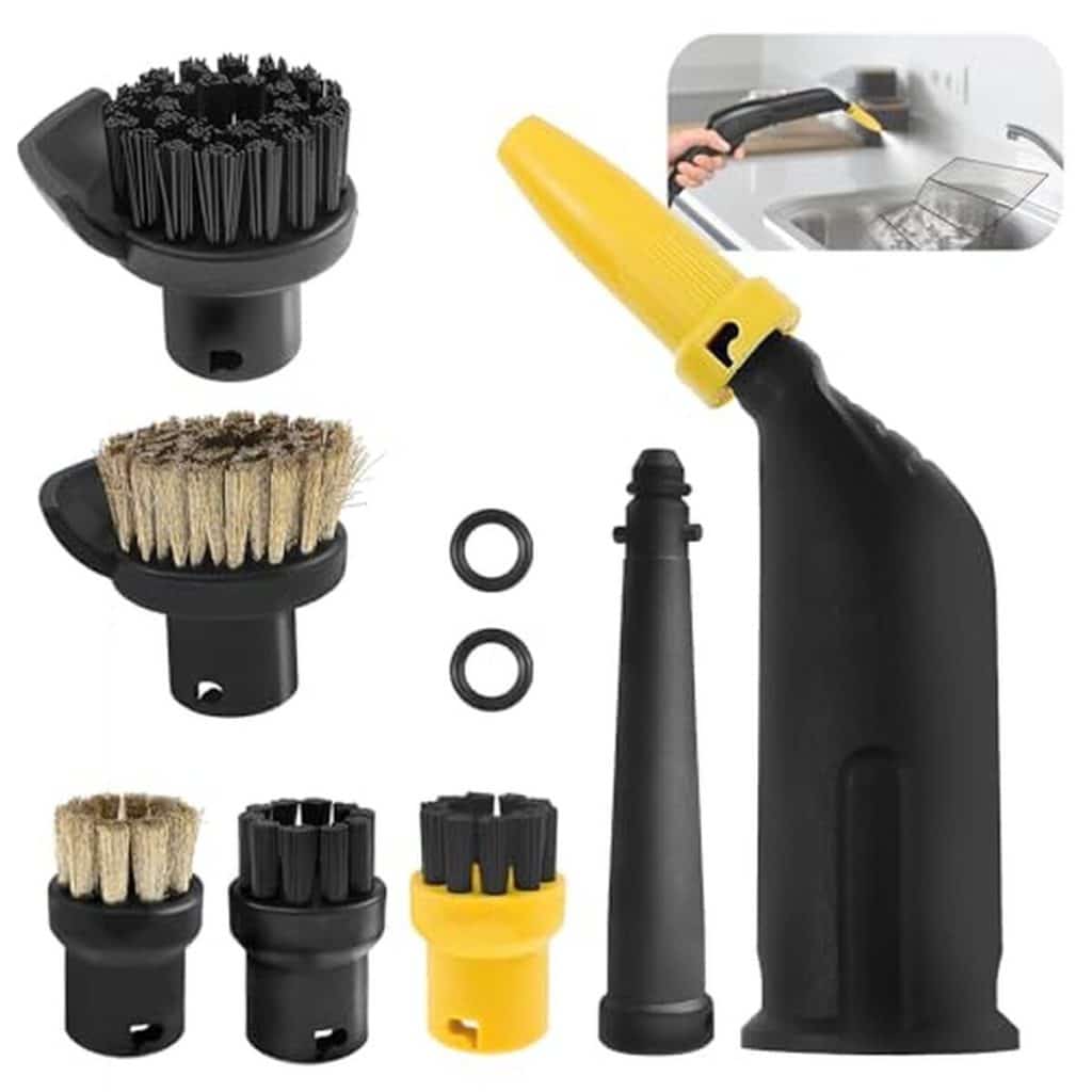 Test des accessoires Kärcher : lot complet pour SC1 à SC5