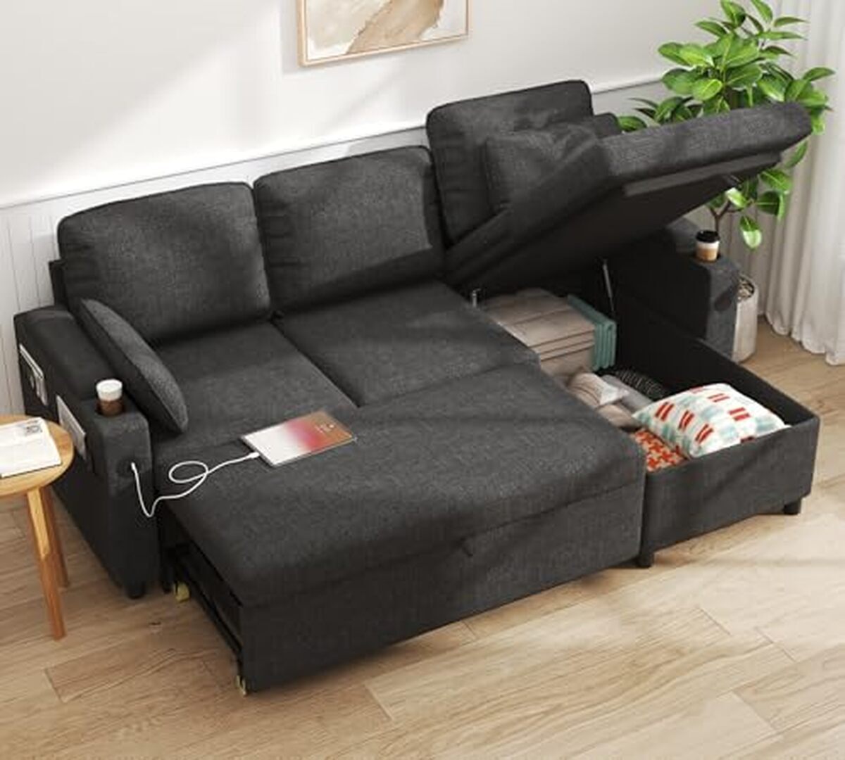 Test du canapé d'angle convertible Duraspace : confort et fonctionnalités innovantes