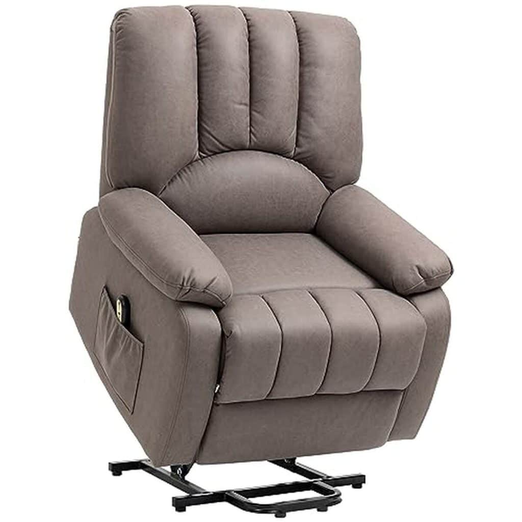 Test du fauteuil releveur électrique HOMCOM : confort et praticité en microfibre gris