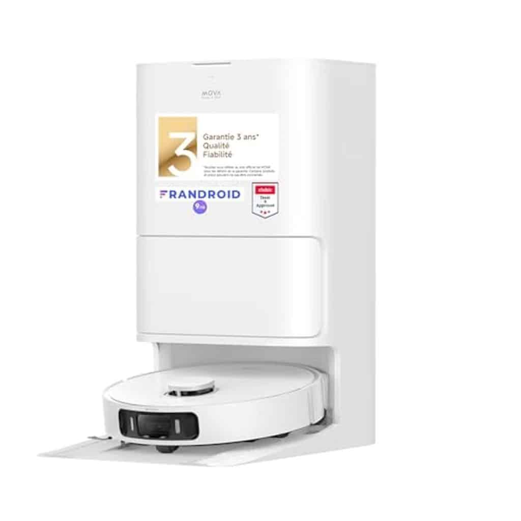 Test du robot aspirateur Mova E40 Ultra : puissance et autonomie