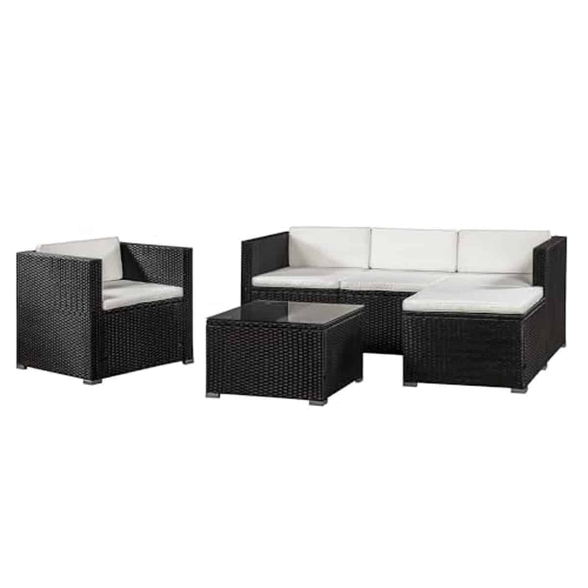 Test du salon de jardin Juskys Punta Cana L : style et résistance