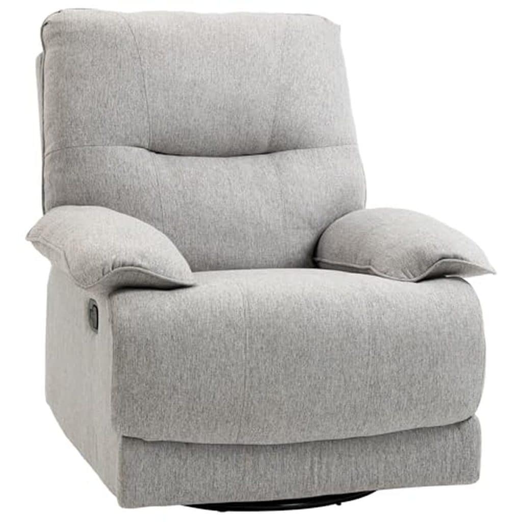 Test : fauteuil relaxation Homcom inclinable en tissu gris clair