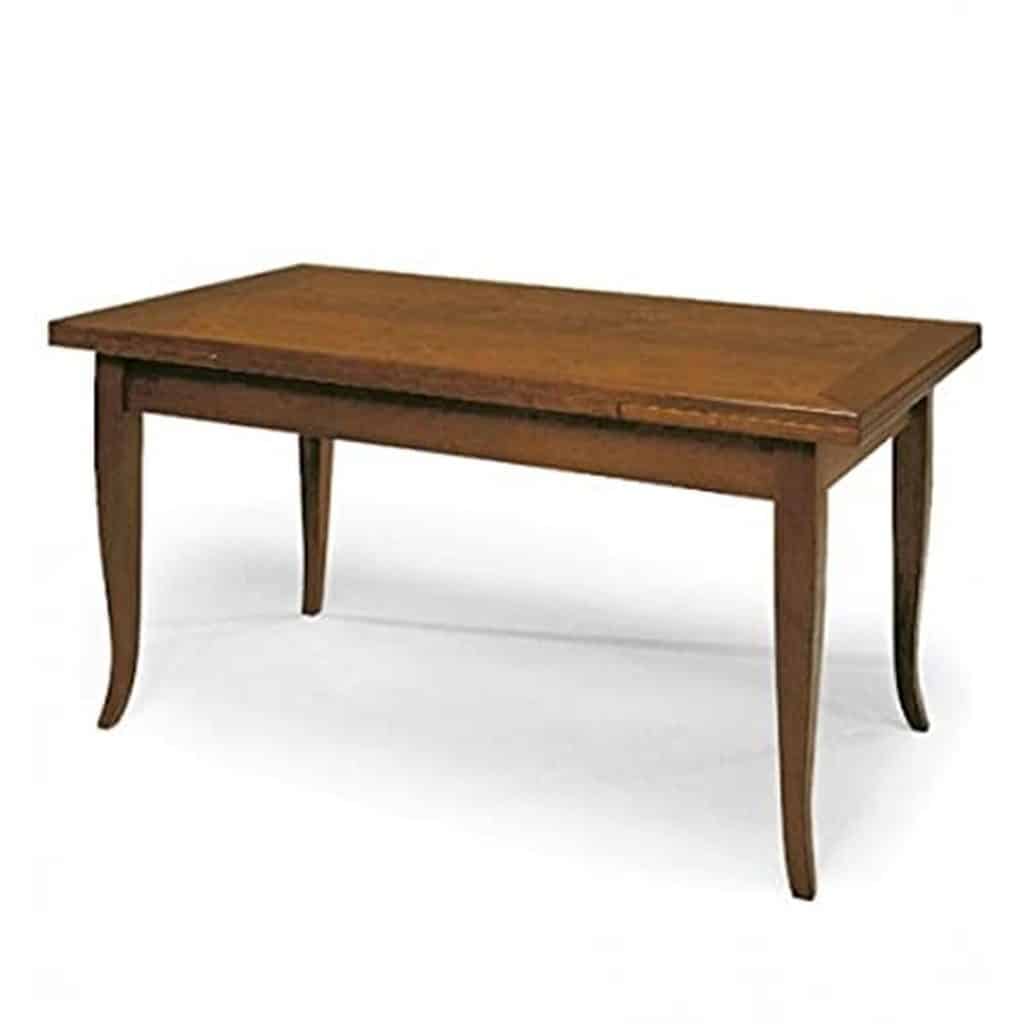 Test : table extensible Mar.c.a.  Design en noyer foncé pour salle à manger