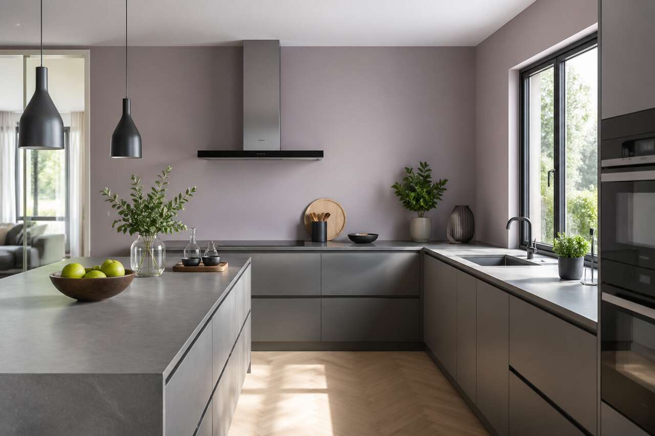 Quelle couleur de mur pour une cuisine grise ?