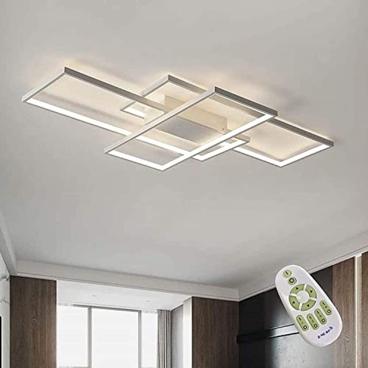 Test du plafonnier LED ASDMD dimmable avec télécommande