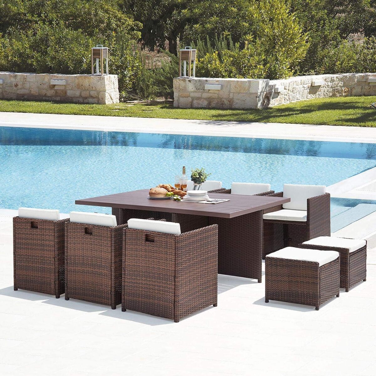 Test du salon de jardin Concept Usine Sunset : confort pour 10 personnes