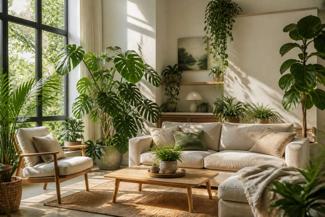 Incorporer des plantes d'intérieur pour plus de sérénité