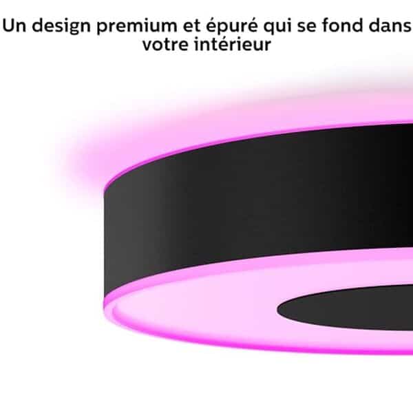 Découvrez notre test complet du plafonnier Philips Hue Infuse Medium noir : performances, fonctionnalités intelligentes et verdict d'un éclairage premium connecté. 