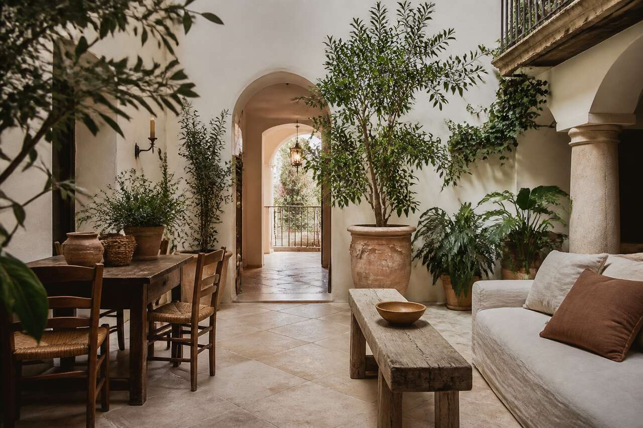 Patio, cour, loggia : les inspirations d&rsquo;espaces italiens &agrave; reproduire