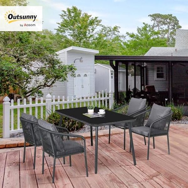 Découvrez notre test complet de l'ensemble salle à manger en rotin Outsunny pour 4 personnes : design, qualité, prix et avis d'utilisation.