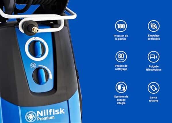 Découvrez notre test détaillé du nettoyeur Nilfisk Premium 180 bars : performance, puissance et polyvalence pour tous vos travaux de nettoyage extérieur.
