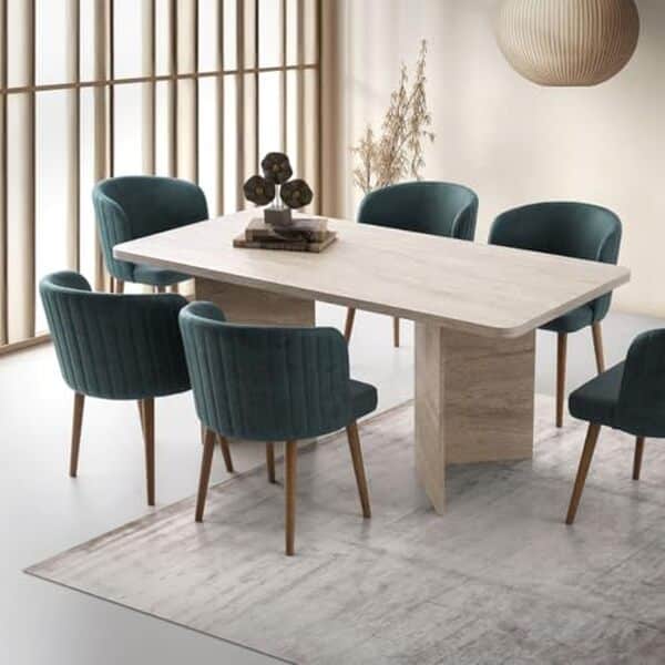 Découvrez notre avis complet sur la table Ava de Calicosy : un meuble au design moderne et spacieux idéal pour vos repas en famille ou entre amis.