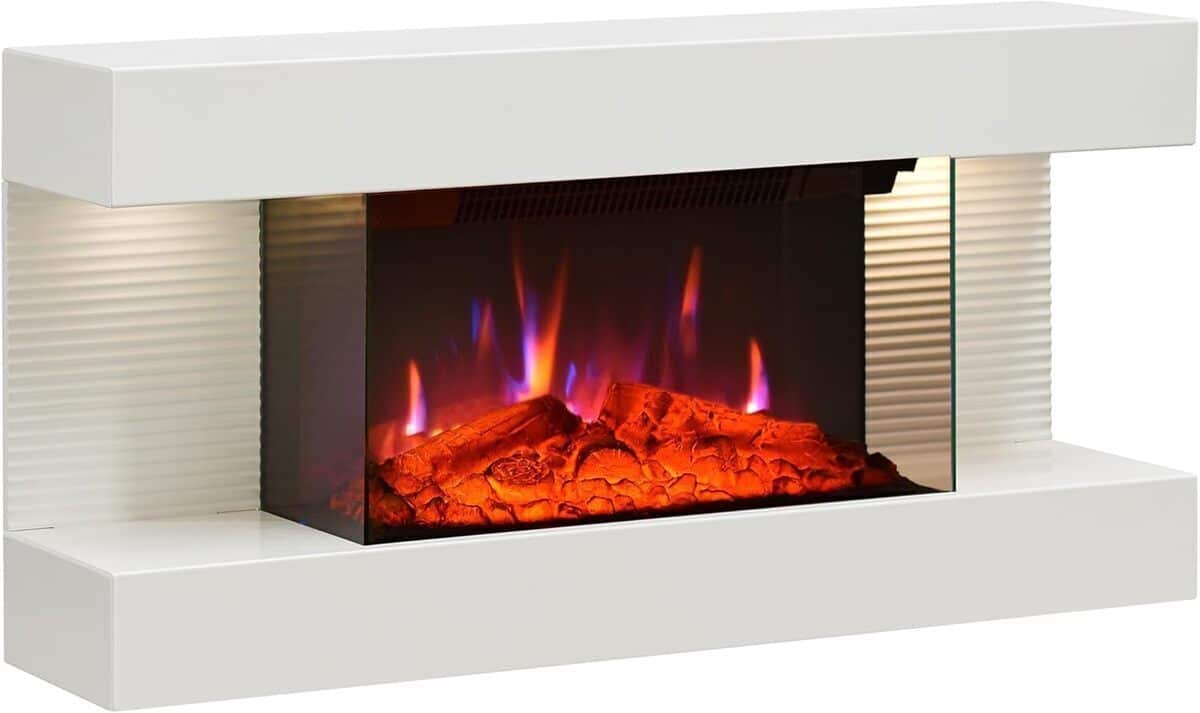 Test : cheminée murale électrique Balderia Ida 1800 W, effet flamme 3D