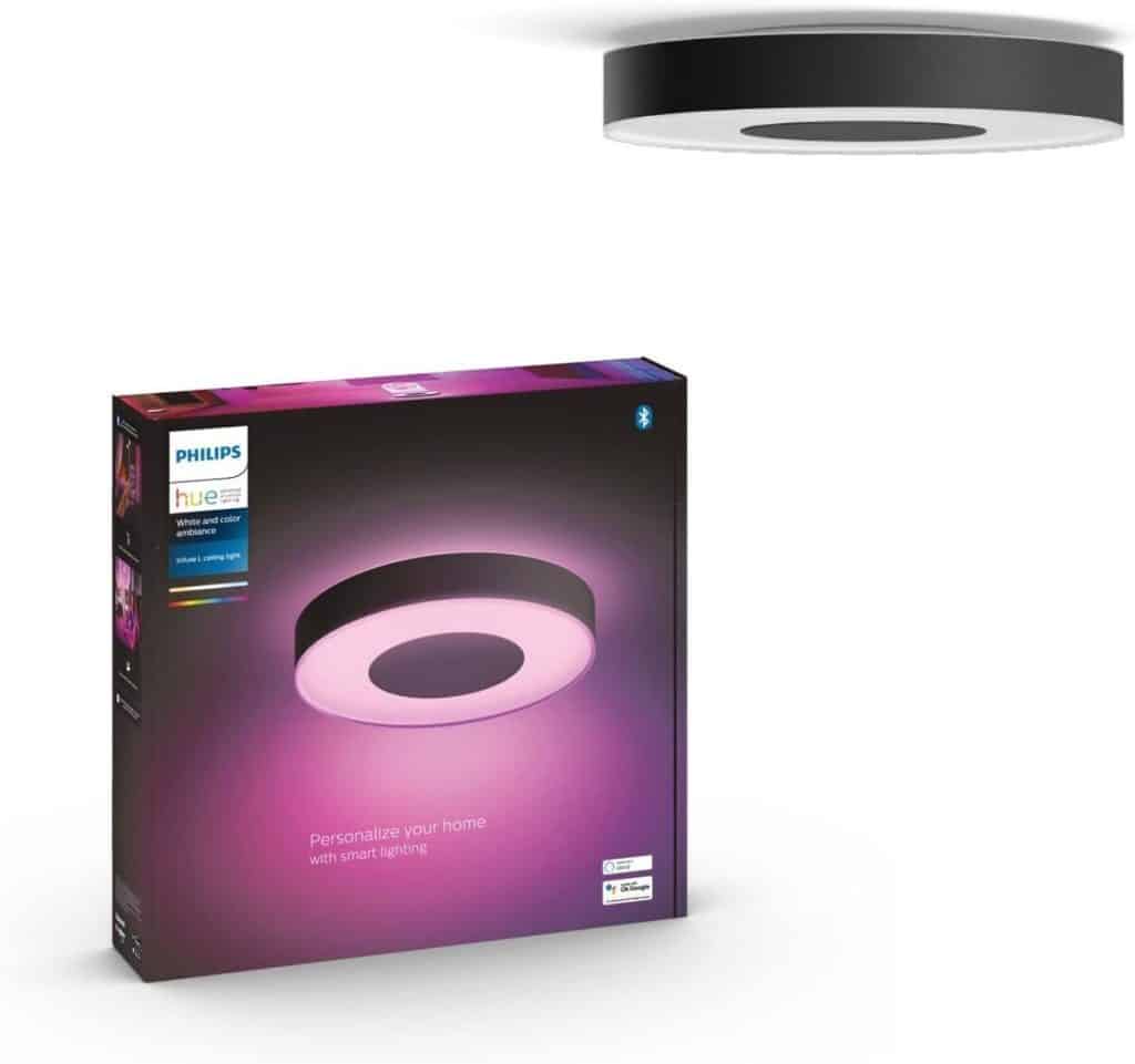Test Du Plafonnier Led Philips Hue Infuse : lumière Connectée Et Design Noir