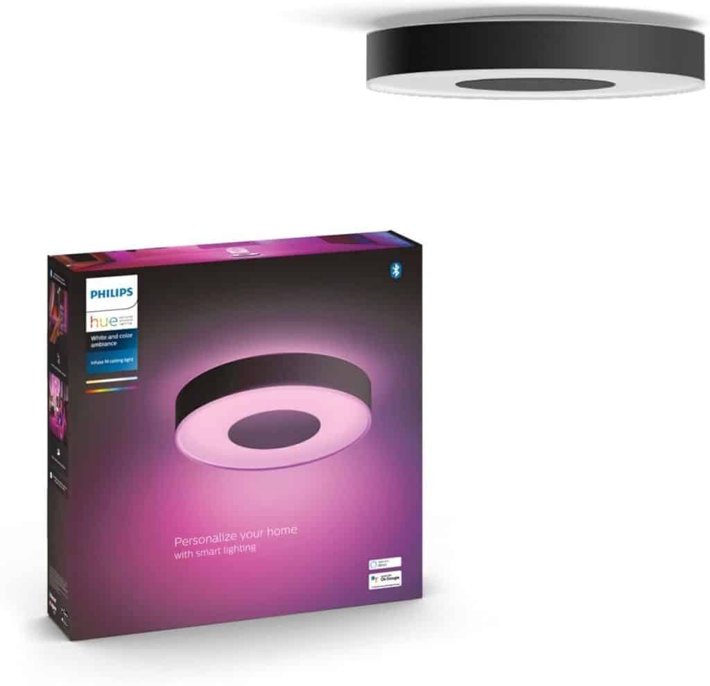 Test du plafonnier Philips Hue Infuse Medium noir