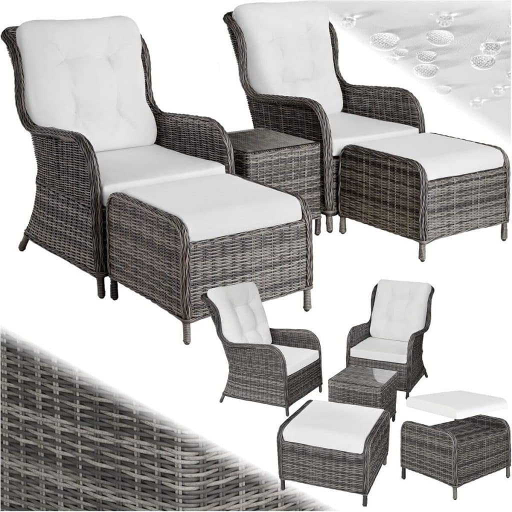 Test : salon de jardin 2 places tectake en rotin et alu