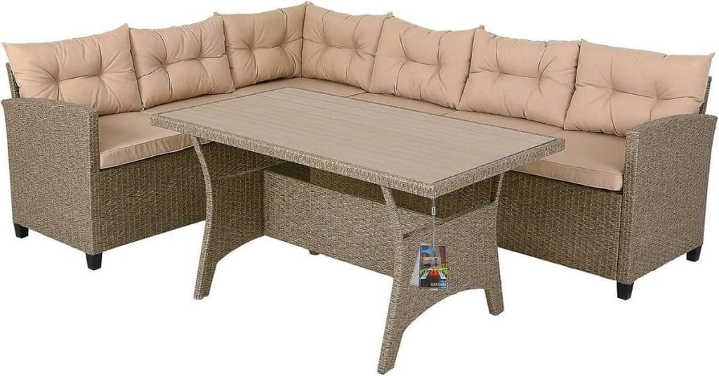 Test : salon de jardin Casaria en polyrotin pour 6 personnes