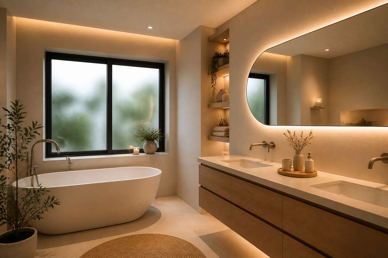 Repenser l&rsquo;&eacute;clairage pour agrandir visuellement et cr&eacute;er une ambiance