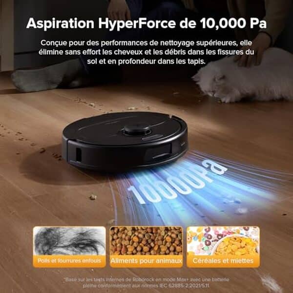 Découvrez notre test complet du robot aspirateur Roborock QV35S avec ses 10 000 PA d'aspiration. Performance, autonomie et efficacité : tous les détails pour bien choisir.