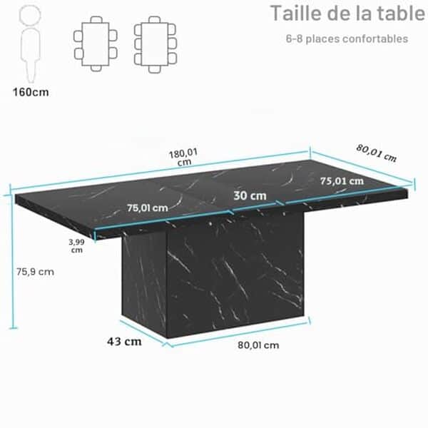 Découvrez notre test complet de la table HSH au design industriel épuré. Marbre noir, qualité premium et élégance moderne : tous les détails de cette table d'exception. 