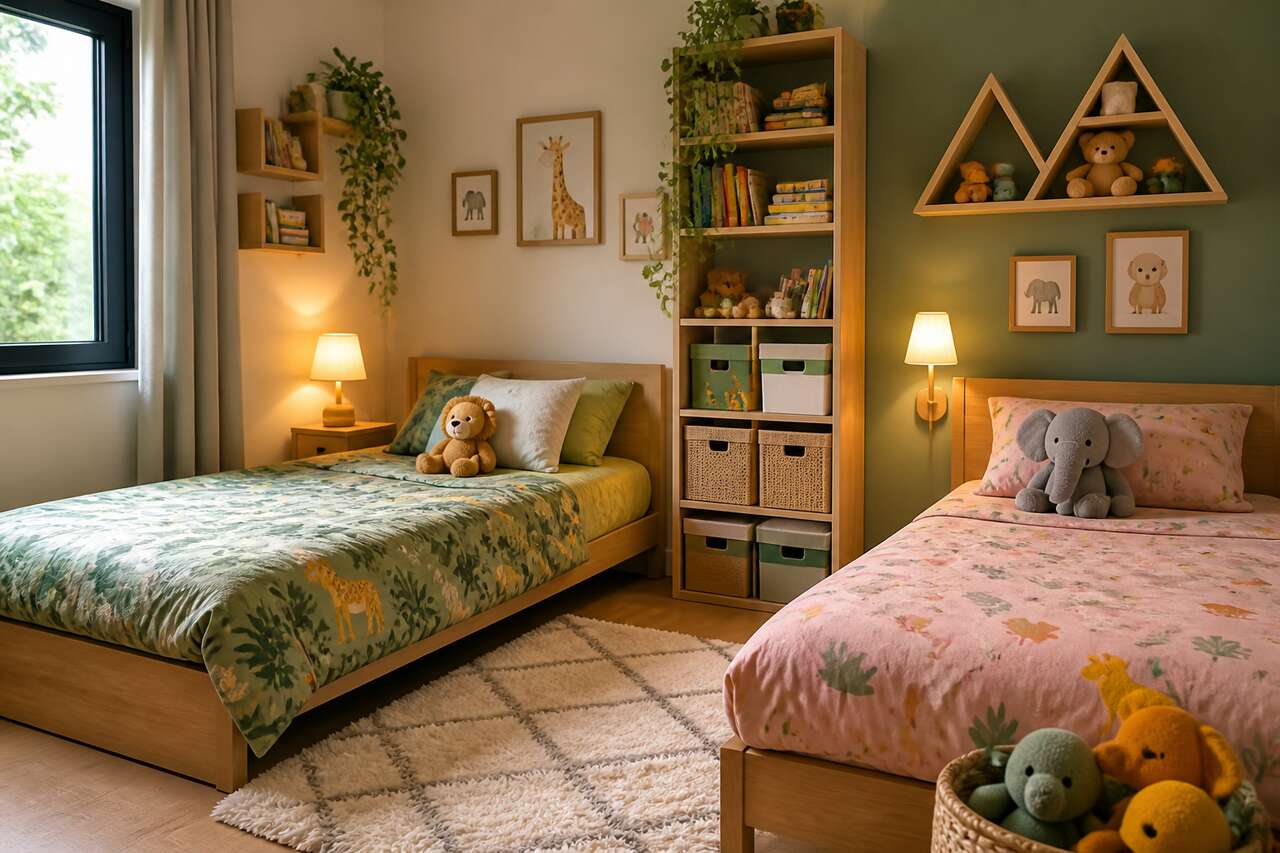 Idées créatives pour une chambre d'enfants partagée