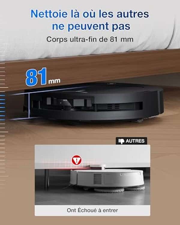 Découvrez notre test détaillé du robot aspirateur Ecovacs T50 Pro Omni : puissance d'aspiration, technologies innovantes et efficacité de nettoyage en conditions réelles. 