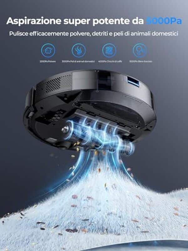 Découvrez notre avis complet sur l'aspirateur robot Laresar Mars01 : puissance 5000Pa, performances exceptionnelles et technologies innovantes pour un nettoyage optimal.