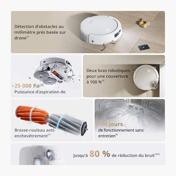 Découvrez notre test complet du DJI ROMO S : performances, autonomie exceptionnelle et efficacité de nettoyage pour votre maison.