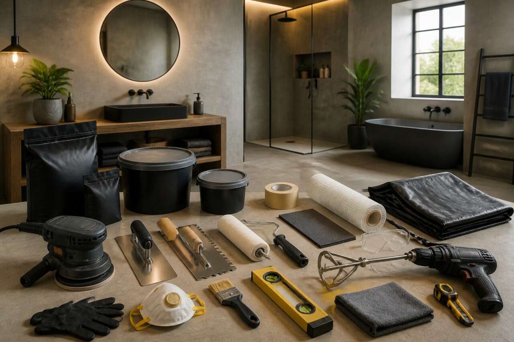 Béton ciré : transformez votre salle de bain en style industriel