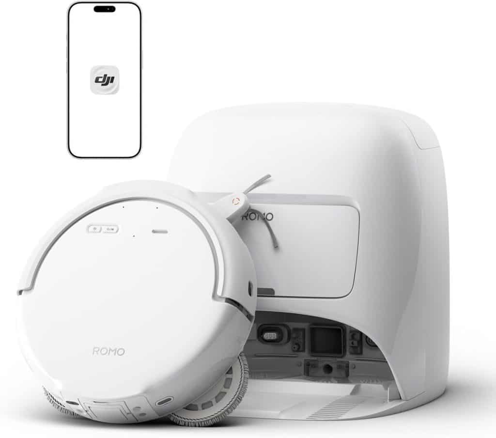 Test du robot aspirateur DJI ROMO S : puissance, autonomie et nettoyage optimal