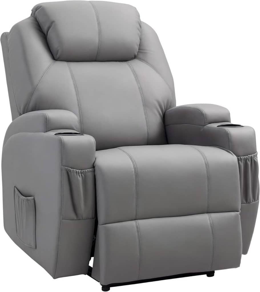 Test : fauteuil de massage inclinable HOMCOM, confort électrique pour votre salon